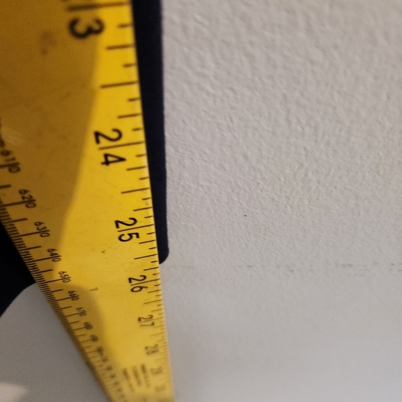 NWT Vince Wool Crepe Tuxedo Pants - Navy Blue with‎ Vibrant Blue Stripe - Size 2 - Picture 11 of 12